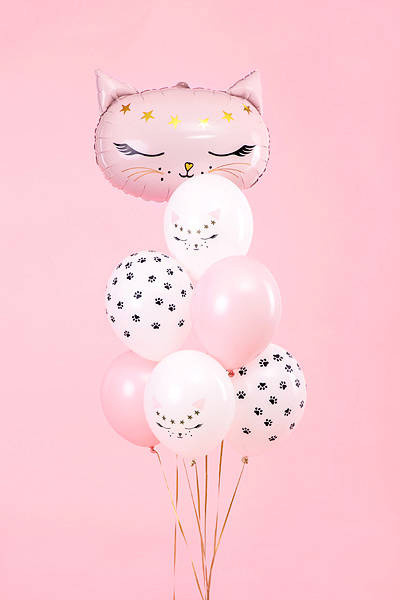 Balony gumowe 30cm Kotek 6szt SB14P-306-000-6 PartyDeco
